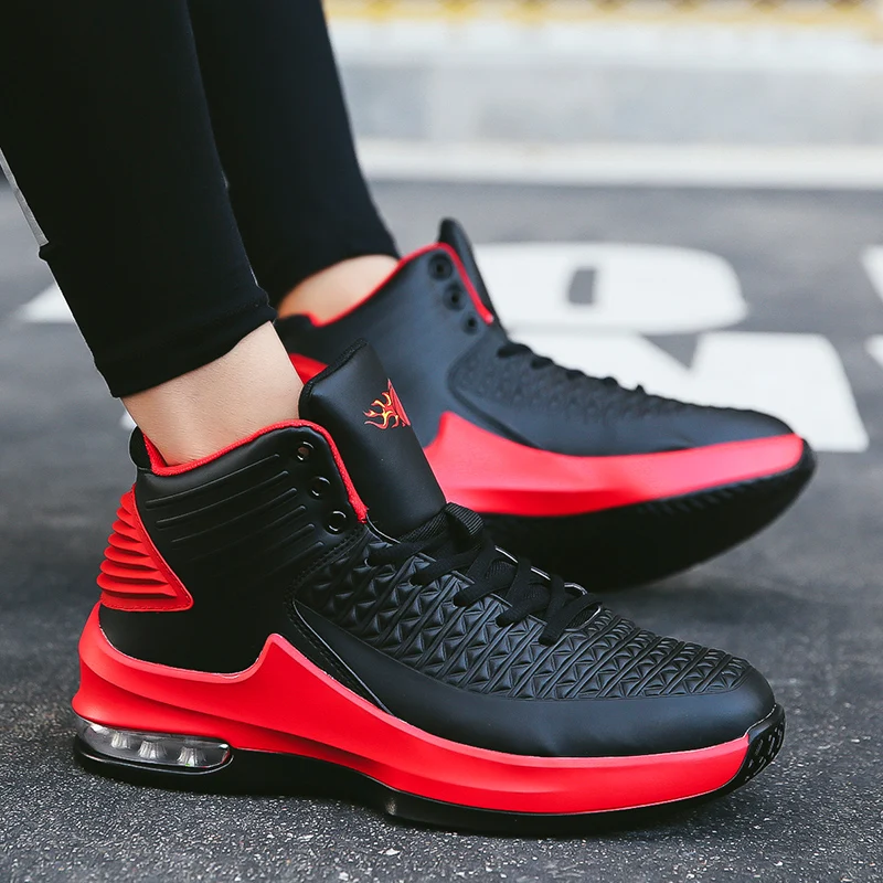 Новинка 2017 мужские кроссовки Zapatillas Baloncesto дышащие ботильоны Баскетбольная обувь