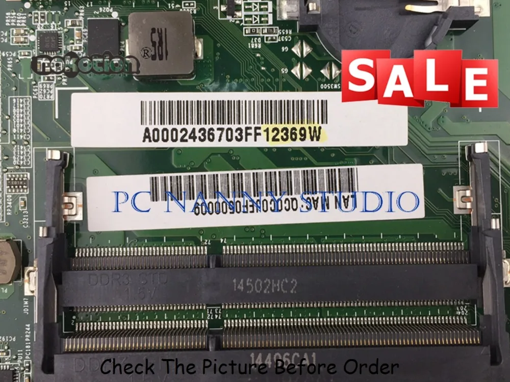 Promo  PANANNY A000243670 for Toshiba Satellite C75D S75D Laptop Motherboard DA0BD8MB8D0 DDR3 tested