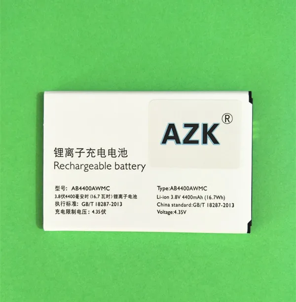 Аккумулятор AZK AB4400AWMC на 4400 мАч для Philips V387 CTV387 мобильный телефон сменная
