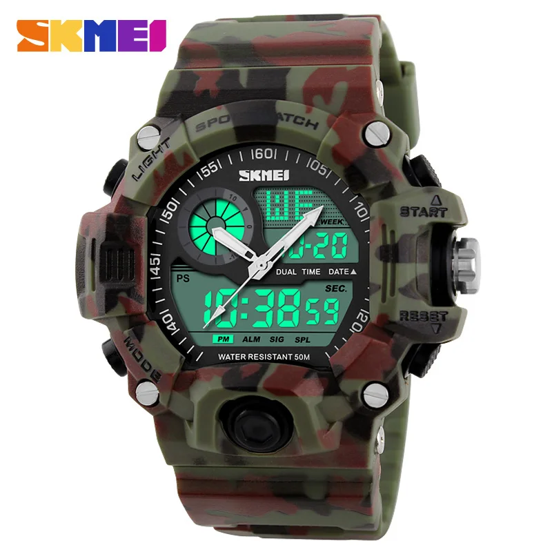 Prix pour 2017 Nouvelle Marque DE SPORT de CHOC Montre Hommes Étanche Sport Militaire Montres Armée Hommes De Luxe de Quartz Led Analogique Numérique Montre horloge Prix pour 2017 Nouvelle Marque DE SPORT de CHOC Montre Hommes Étanche Sport Militaire Montres Armée Hommes De Luxe de Quartz Led Analogique Numérique Montre horloge
