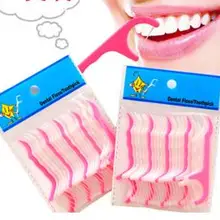 25 шт./компл. красный белый межзубная нить зубочистка зазор между зубная нить для чистки зубов Гигиена HA182