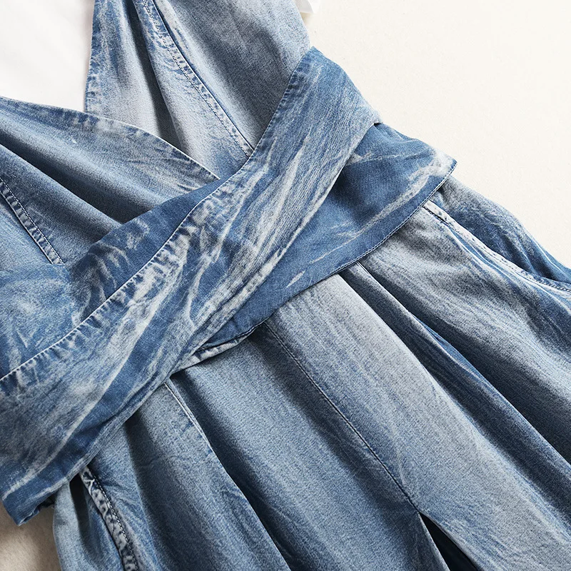 Shuchan Fashion 2019 2 Piece Set Women Cotton White T-shirt+denim Rompers Conjunto Feminino Womens Sets High Quality 50527 Shuchan Fashion 2019 2 Piece Set Women Cotton White T-shirt+denim Rompers Conjunto Feminino Womens Sets High Quality 50527
