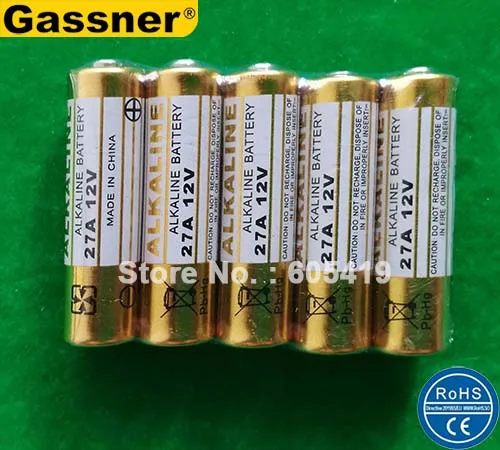 

2000pcs/Lot, 12V LR27A 27A L828 MN27 GP27A EL812 Alkaline battery, FedEx free shipping 100% fresh