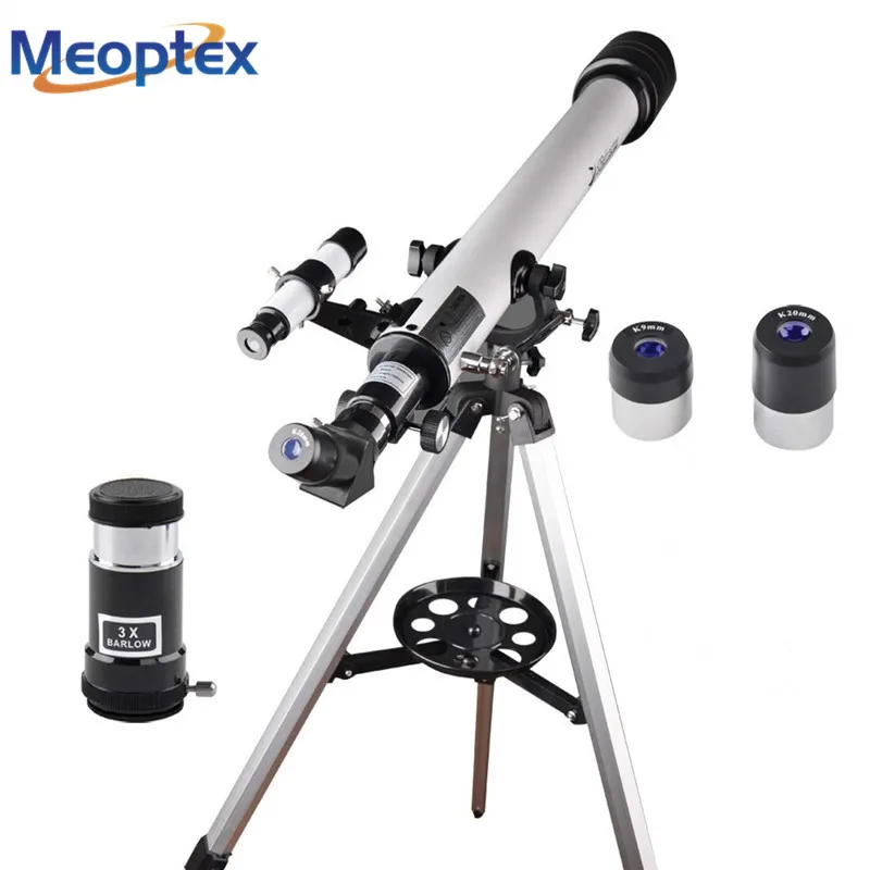 MEOPTEX 60AZ telescopio astronómico de espacio al aire libre Monocular con  trípode 1000X Zoom telescopio astronómico aficionado regalo para niños -  AliExpress Herramientas