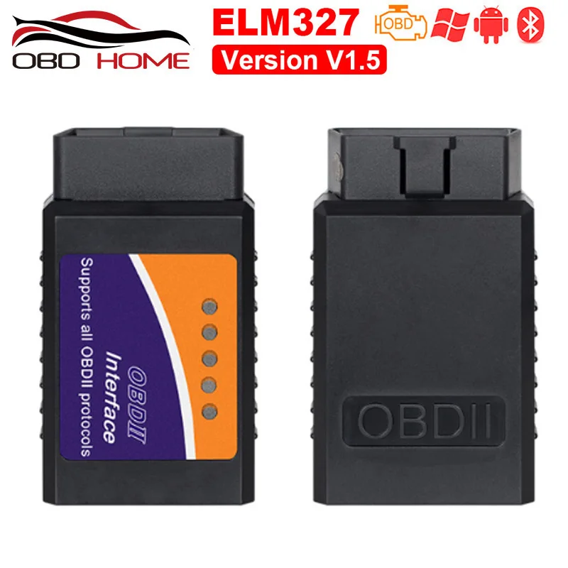 Автомобильные аксессуары OBD2 Mini ELM327 Bluetooth V2.1 V1.5 OBD2 автомобильный диагностический инструмент ELM 327 Bluetooth для Android/Symbian OBD протокол