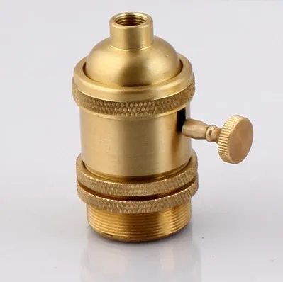 Винтажный патрон E27 держатель лампы с выключателем Цоколь лампы|e27 lamp holder|lamp