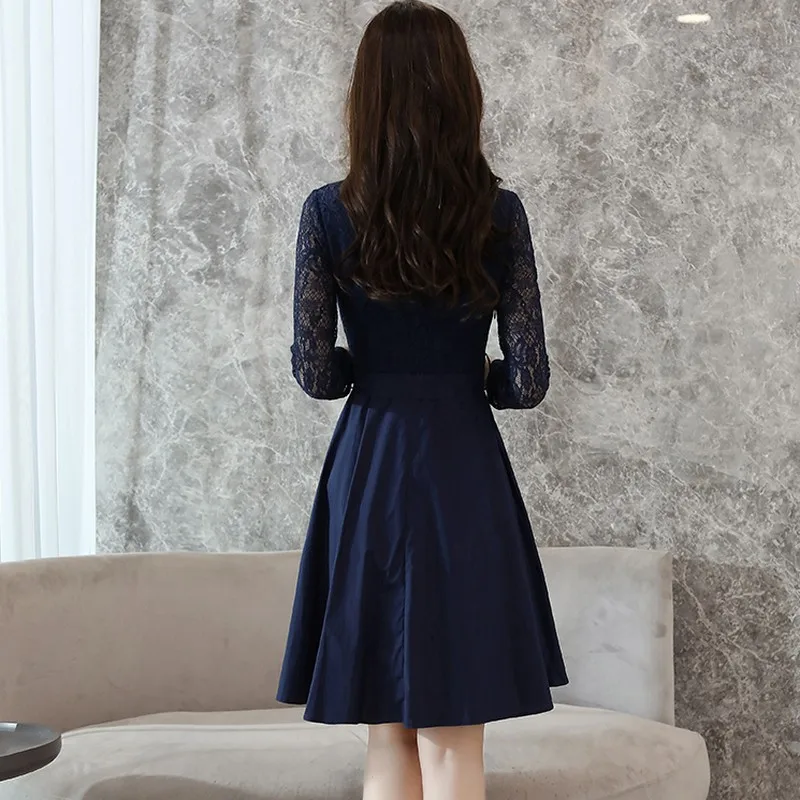EXOTAO/Элегантные женские длинные платья кружевные открытые рукава Vestidos Femme
