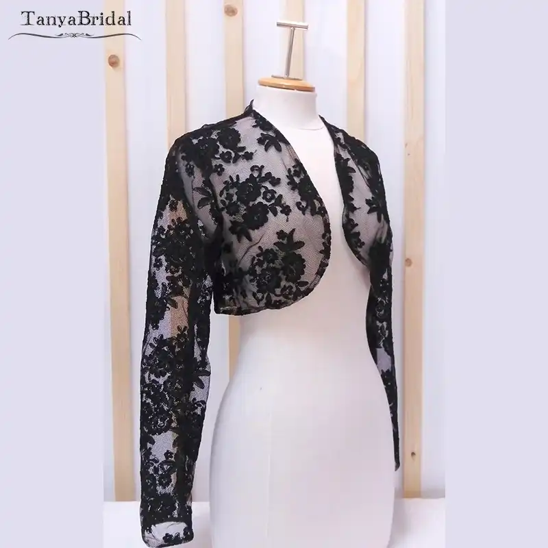 black short jacket for wedding