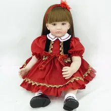 Винил силиконовые куклы для новорожденных и малышей сопровождать кукла ручной работы реалистичные принцесса малышей Кукла Малыш рождественские подарки на день рождения