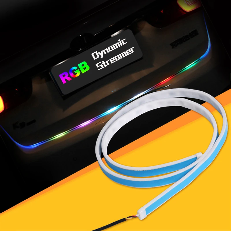 48inch 60inch Multicolor RGB LED Strip for Car Tailgate Trunk Lamp Turn