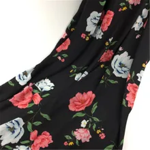 150 см* 100 см шифоновый, ткань с принтом Феи небольшой свежий тонкий участок печатных юбка ткань одежда лето красивый GD93