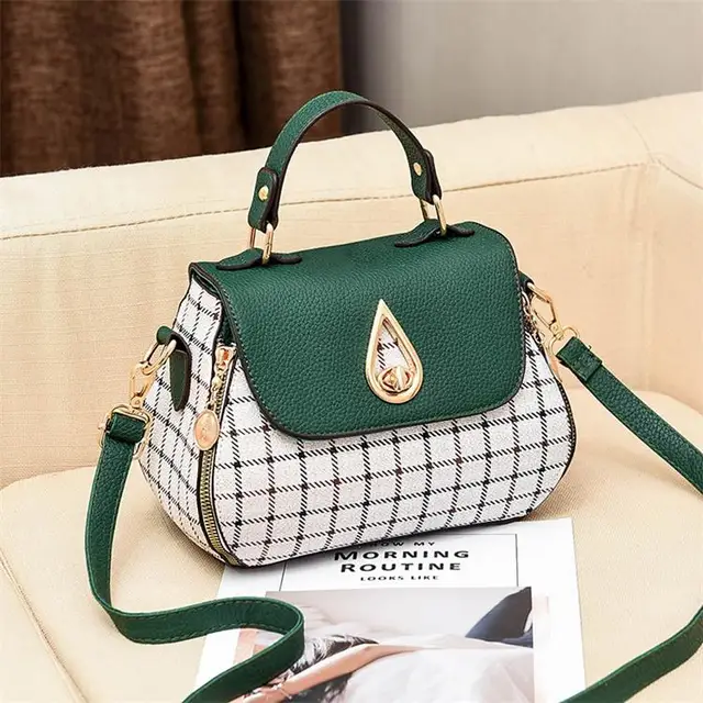 Buy MR.L Brand Small Shoulder Bag For Women Messenger Bags Ladies Plaid PU