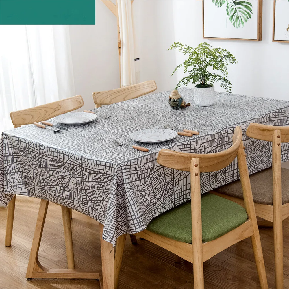 Waterproof table cloth Simple Household Coffee tablecloth oilproof