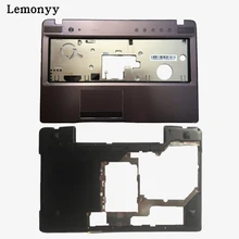 Новый для Lenovo Z570 Z575 клавиатура ободок palmrest верхний регистр/ноутбук Нижняя База чехол