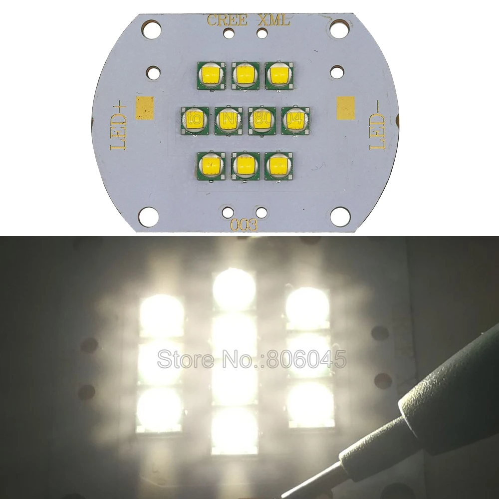 Cree XLamp 100W XM L XML T6 Warm White 3000K DC30 36V 3000mA 10 LED