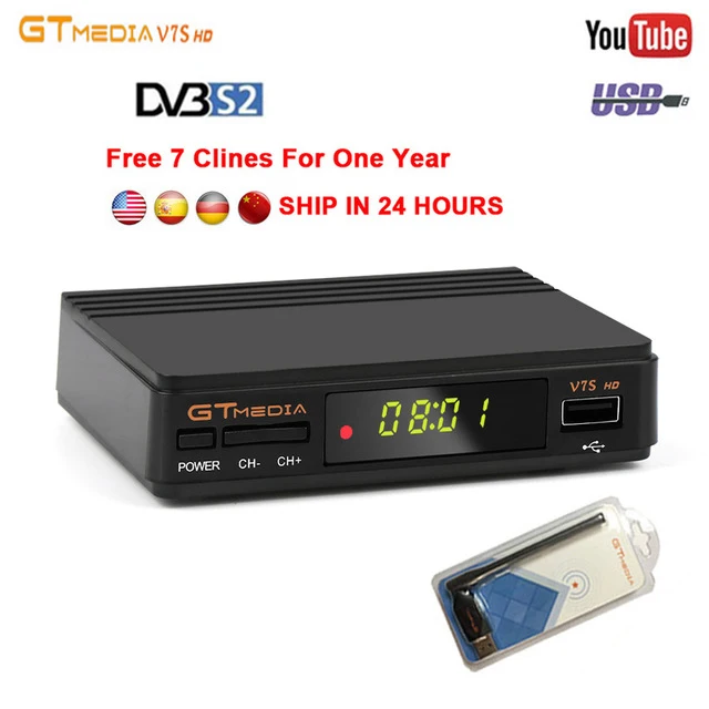 Gtmedia V7S HD Satellite font b TV b font font b Receiver b font Full 1080P