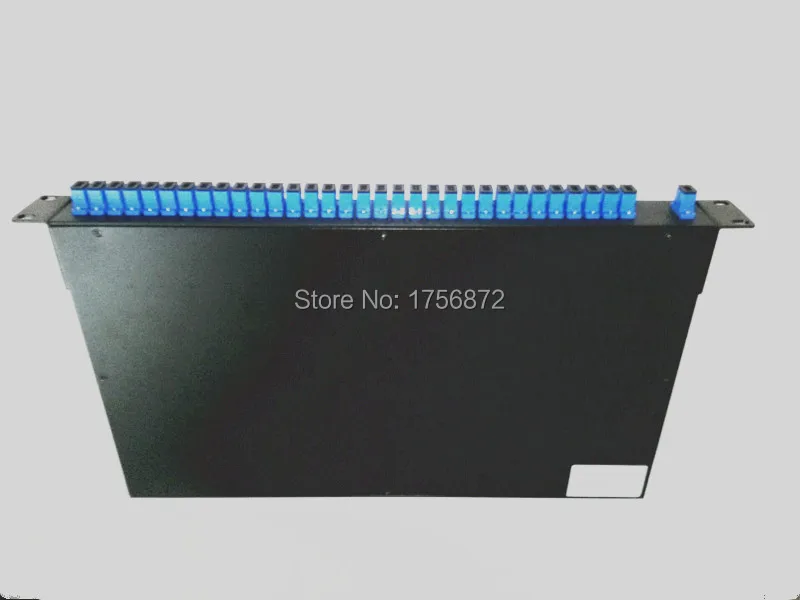 Rack Mount Optical Splitter 1*32 SC/PC Rack 1U 19