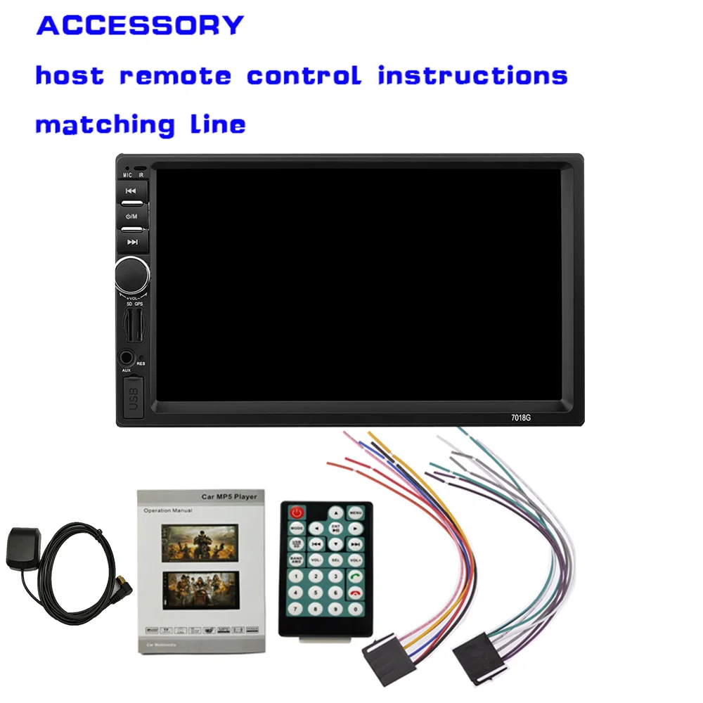 2 Din gps навигатор навигация mp5 автомобильное радио 7 &quotплеер с сенсорным экраном