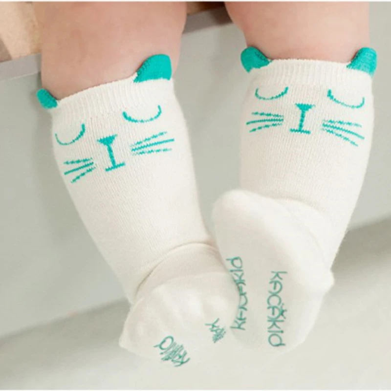 Chaussettes Antiderapantes En Coton Pour Bebe De 0 A 2 Ans Imprimees D Animaux Pour Garcon Et Fille Aliexpress