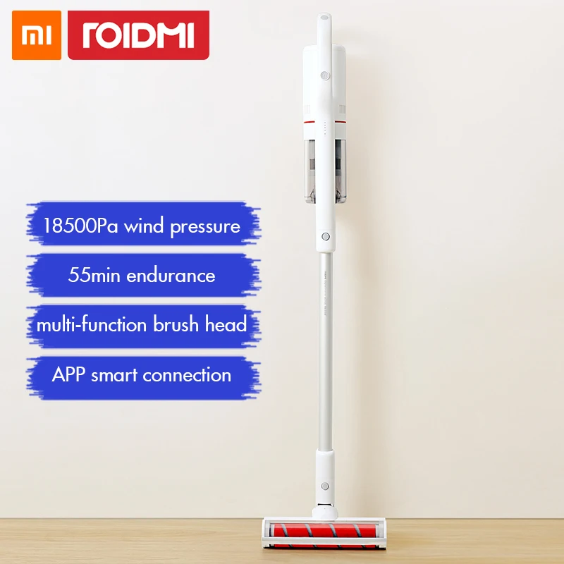 

Xiaomi Roidmi F8 Handheld Cordless Vacuum Cleaner Low Noise Home Dust Collector Cyclone Bluetooth Wifi LED Multifunctional Brush