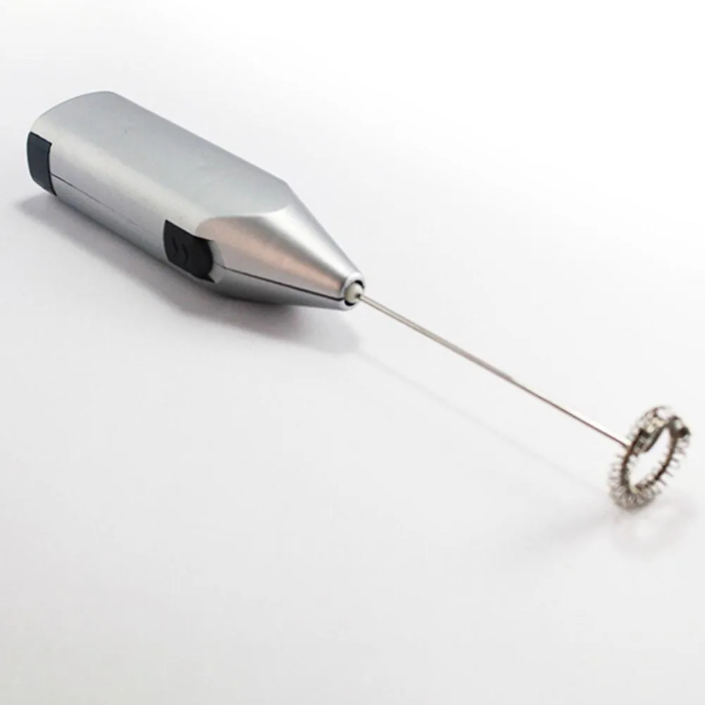 Handheld Stainless Steel Coffee Milk Drink Electric Whisk Mixer Frother