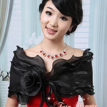 Накидка для невесты черного, белого цвета и цвета слоновой кости, свадебная накидка, накидка для невесты, торжественное платье, жилет, подходит ко всему, pj40