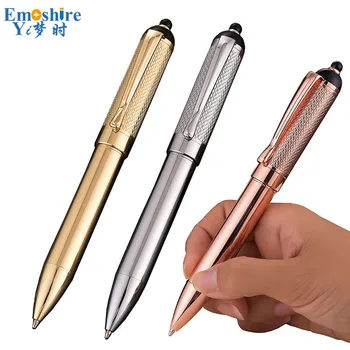 

Rose Gold Business Office Metal Ballpoint Pen Custom Enterprise LOGO Retro Advertising Gift Ballpoint Pen Brand Stationery P640