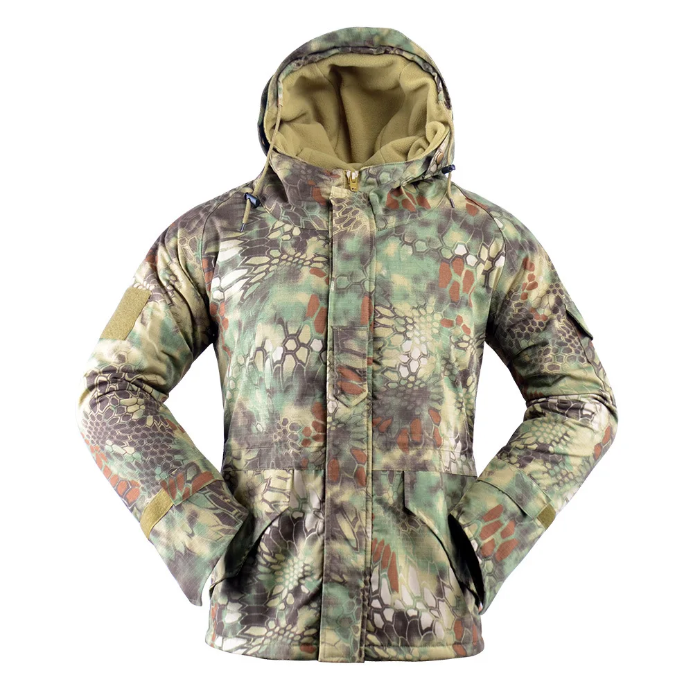 2019 الخريف الشتاء التدريب CS التمويه الملابس G8 Stormclothes سميكة التكتيكية ملابس خروج هوديي سترة