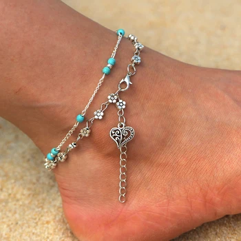 Anklets Bohemian Vintage Charm Anklet – 2 piece set (AK02)