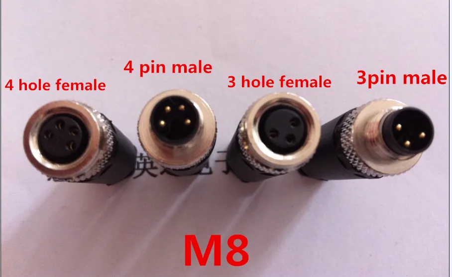 Авиационный разъем Мужской и Женский провода Панель разъем адаптера переменного тока M8 3 Pin 4pin разъемы