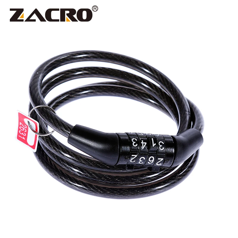 Bike Cable Lock >> Zacro Password Bike Combination Lock 100cm Anti Theft Bike Cable Bike Cable Lock >> Zacro Password Bike Combination Lock 100cm Anti Theft Bike Cable