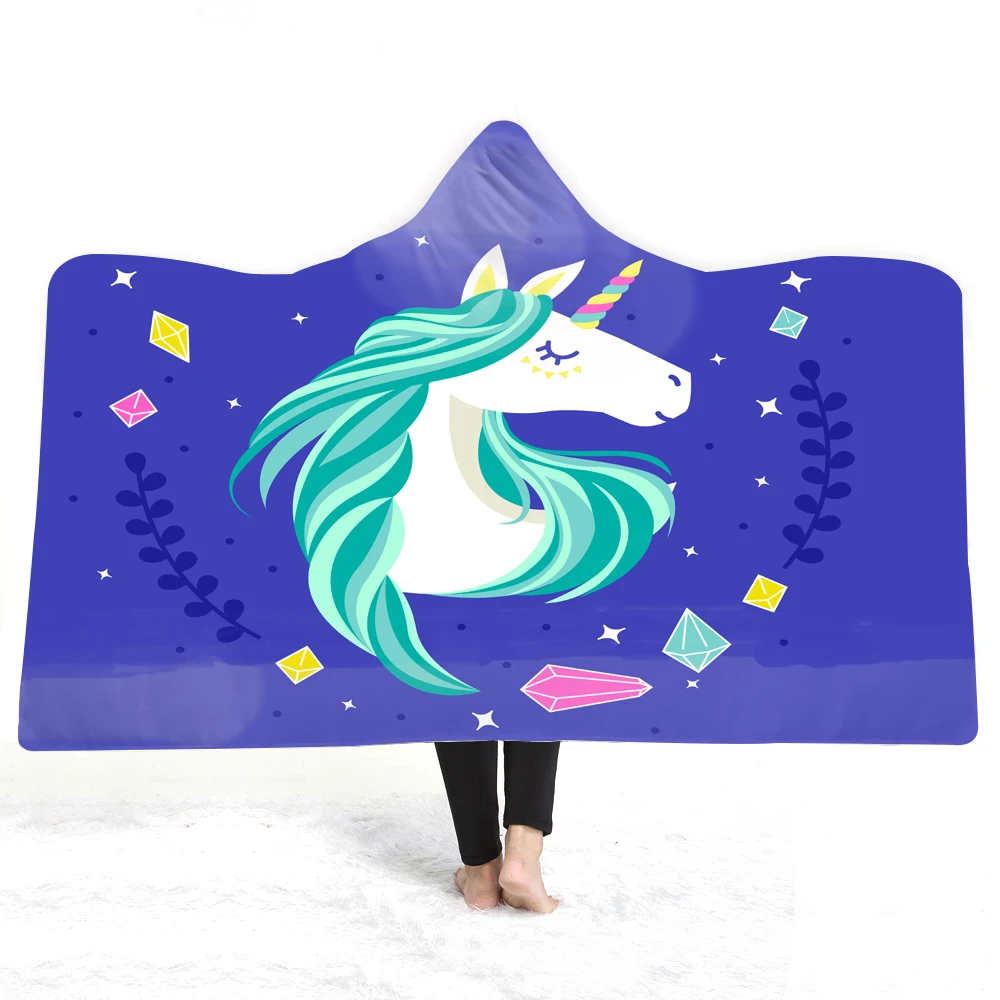 غالاكسي الكون مليء بالنجوم سديم الكونية الدافئة لبس مقنعين بطانية هوديي Manteau بطانية المعطف نائمة الكبار الاطفال