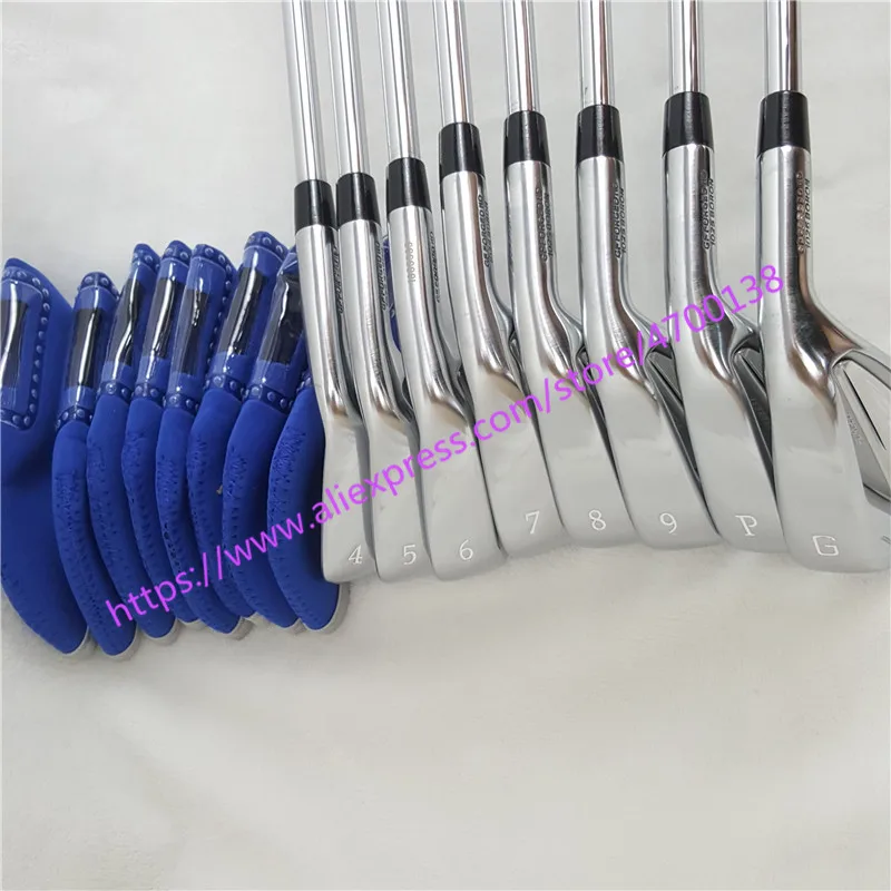 

8PCS JPX919 irons Set Golf Forged Irons Golf Clubs 4-9PG R/S Flex Steel/Graphite Shaft With Head Cover