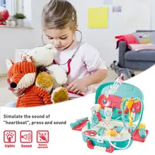 Имитаций врача игрушка комплект легкой музыкой игровой домик игрушки, для чемодана для детей