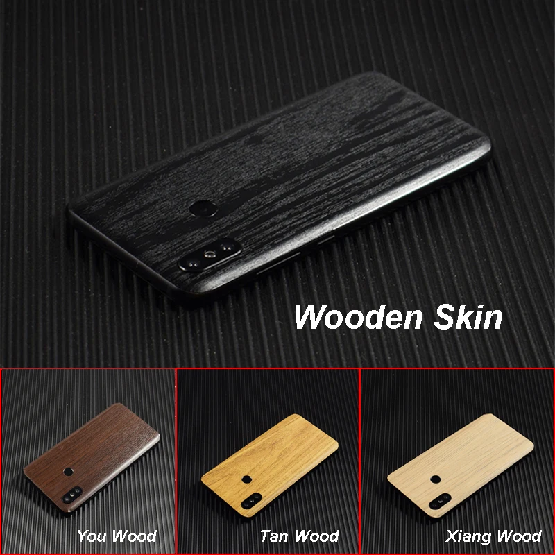 3D углеродное волокно/кожа/дерево шкуры защитная задняя крышка телефона наклейка для XIAOMI Mi9 MIX3 Mi8 SE Redmi 6 Pro 5 Plus Note 7