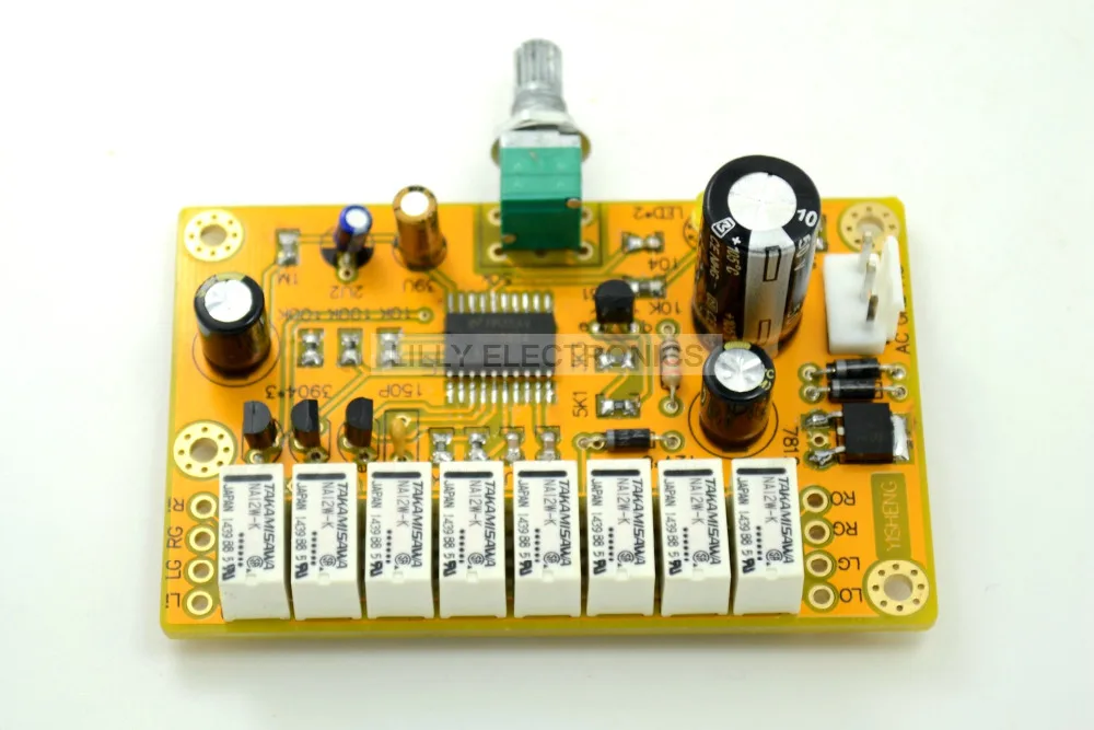 ALPS AC12V 18V YS HIFI 2 Channel Relay Volume Control Board