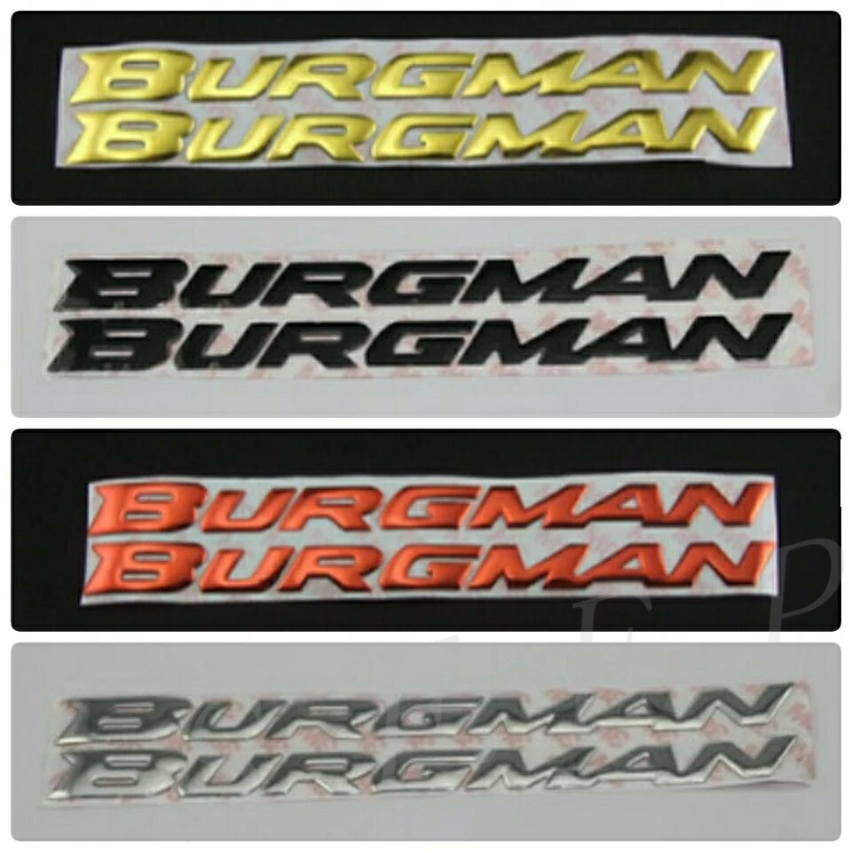 

Motorcycle Emblem Badge Decal 3D Tank Wheel Logo For Suzuki BURGMAN AN125 AN200 AN400 AN650 Sticker