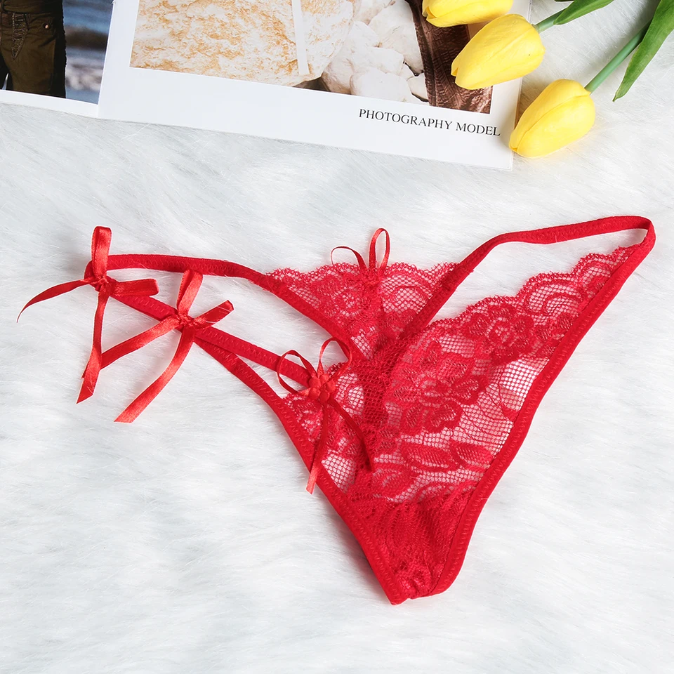 Venta > tanga de hilo rojo > en stock