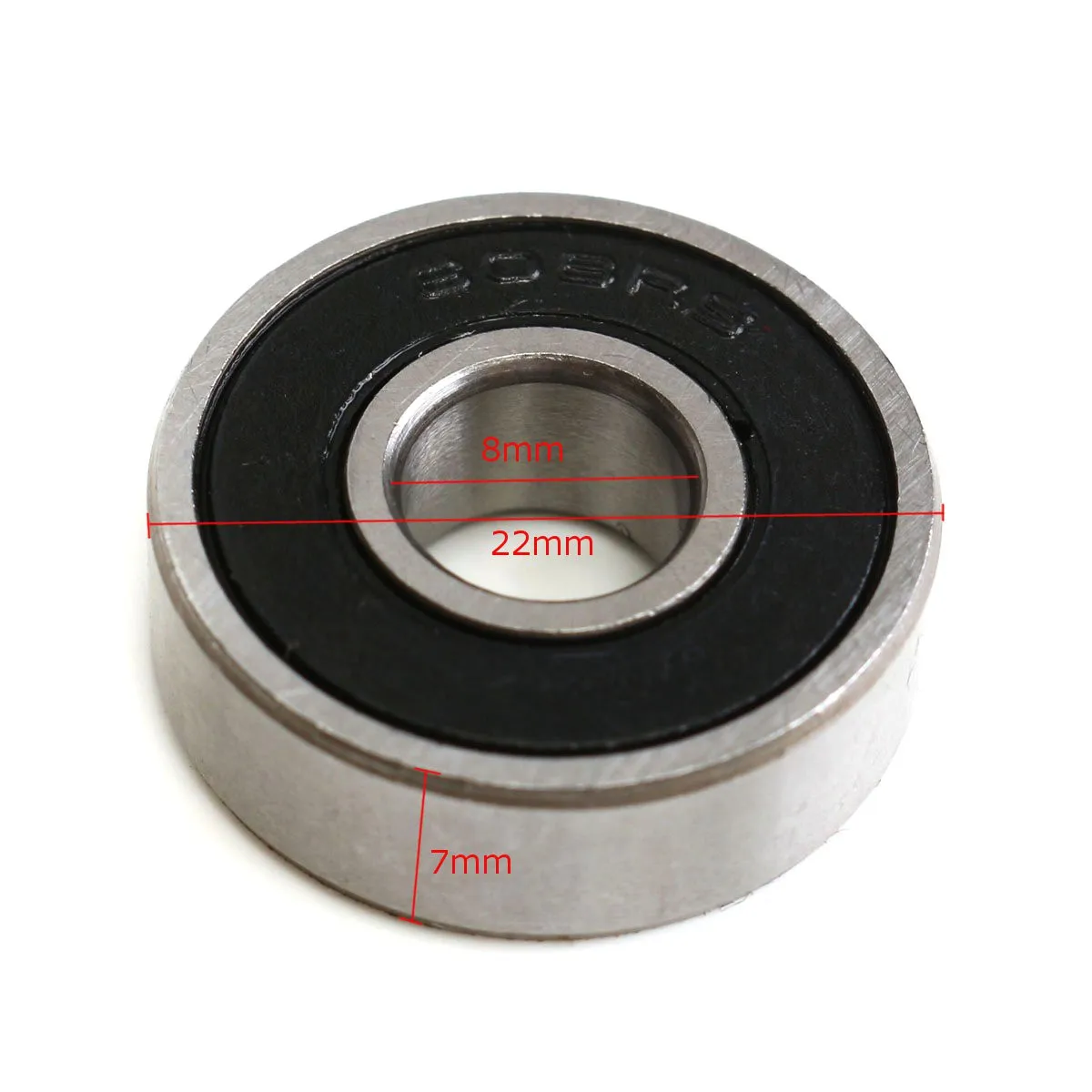 10 قطعة/المجموعة 608RS تحمل 8*22*7mm ABEC-5 لوح التزلج سكوتر 608 2RS الكرة تحمل مصغرة تزلج الأسطوانة الكرة محامل عدة