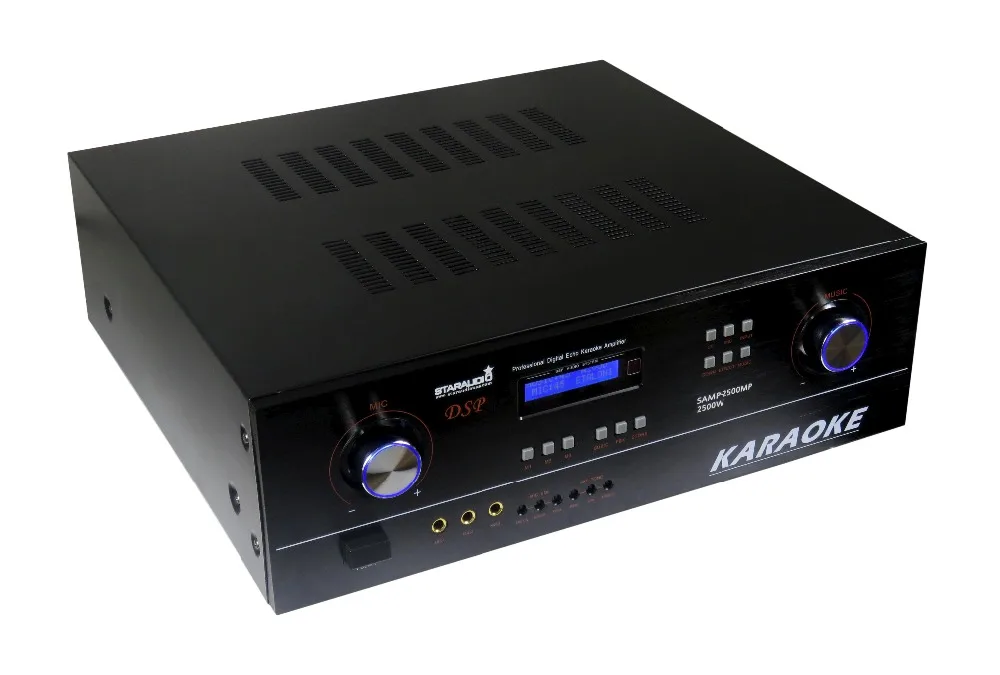 

STSTARAUDIO Pro 2CH 2500W 8 Ohm PA DJ Stage Karaoke KTV Club Digital Echo Stereo Amplifier SAMP-2500MP