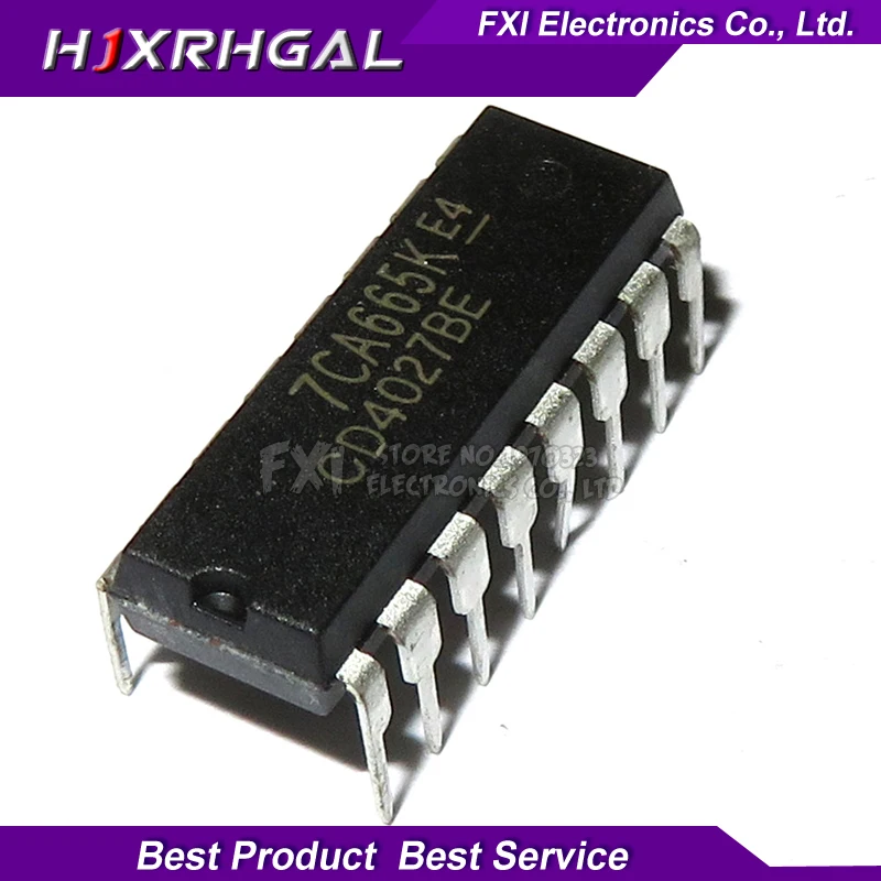 10PCS CD4027BE CD4027 DIP16 DIP new original-in Integrated Circuits ...
