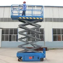 6 м Высота Гидравлический самоходный ножничный подъемник платформы
