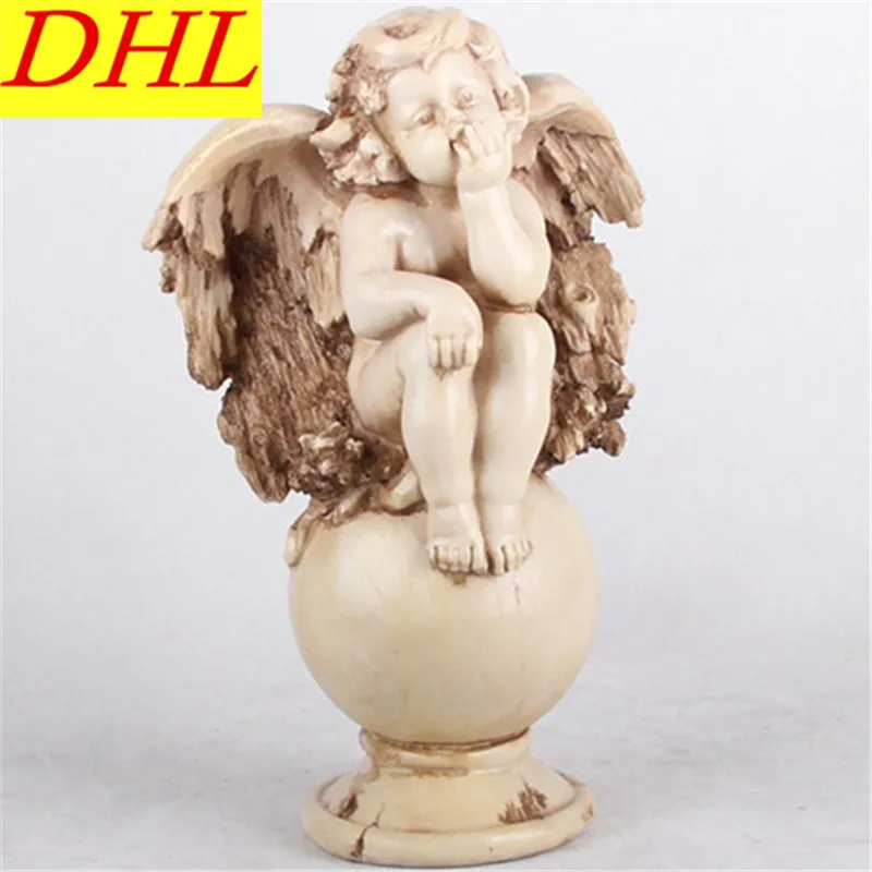 

Angel Statue Cupid Bust Gypsum Little Love God Decorations Collectible Colophony Crafts Wedding Gifts L2208