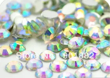 

Crystal AB Color 2mm,3mm,4mm,5mm,6mm Facets FlatBack Resin Rhinestone Nail Art Gements Decoration Stones/Beads