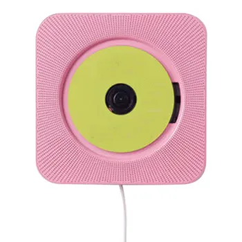 

Home cd player Wall Mounted Dvd Machine Repeater Cd Player Prenatal Speaker Cd English Learning Machine Student for Pink