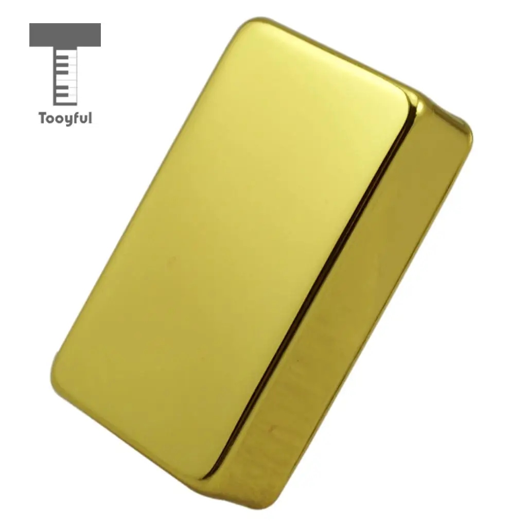 Tooyful 2 Pcs Sealed Closed Double Coil Humbucker Pickup Cover for Electric Guitar Parts