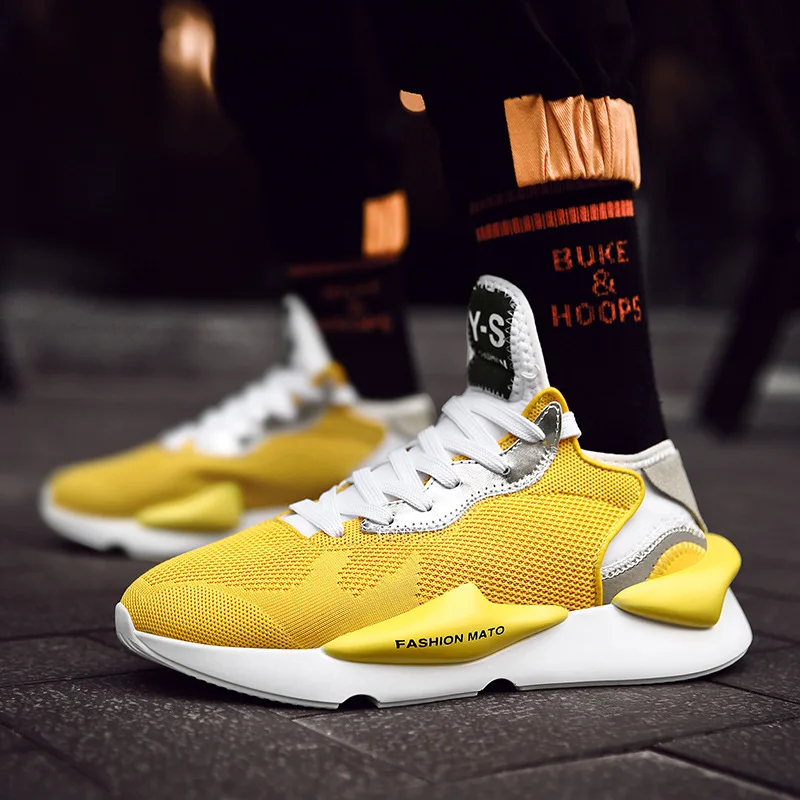 

Harajuku Men Casual White Dadly Sneakers Hip Hop Shoes Male Autumn Students Walking Zapatos De Hombre Tenis Masculino Adulto#y3