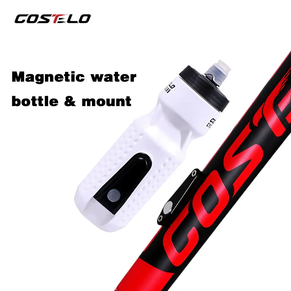 Инновационное Costelo магнитное крепление для велосипедной бутылки, держатель для велосипедной бутылки для воды, Спортивная бутылка для воды, 710 мл, фляжка для прессования