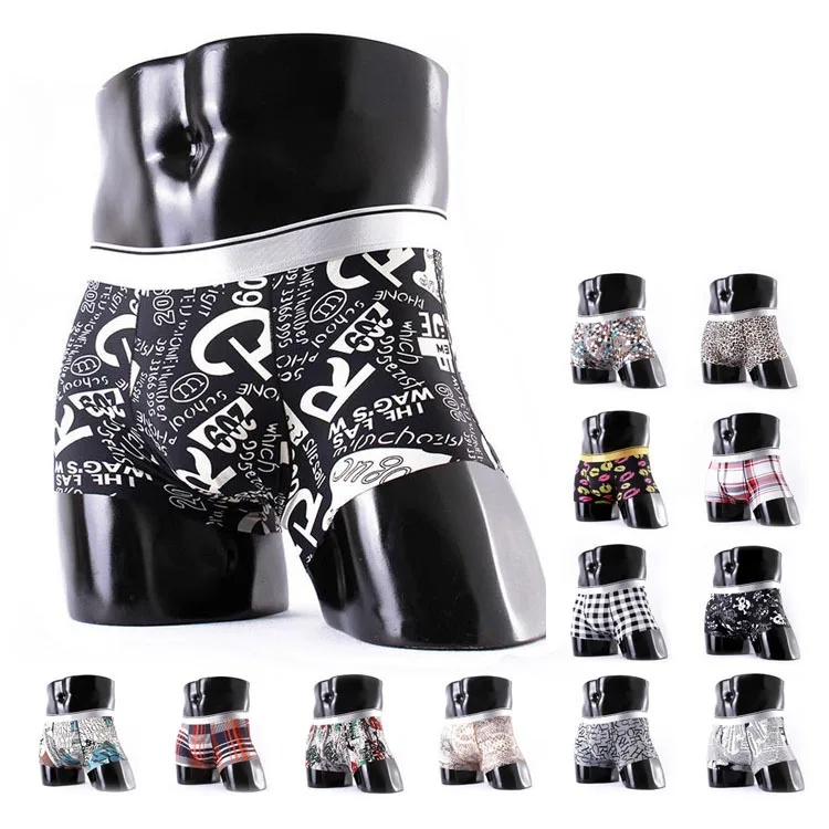 12PCS Without Logo 10 шт./лот выпуклость мешок трусики пакеты модал дышащий мягкий хлопок средний подъем бедра мужские нижнее белье M-XXL DDNK-001 - Цвет: 12PCS Without Logo