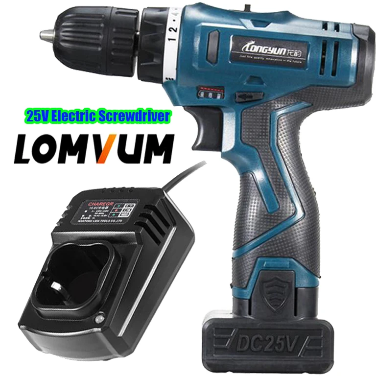 one batteries 25V waterproof cordless screwdriver infinitely adjustable